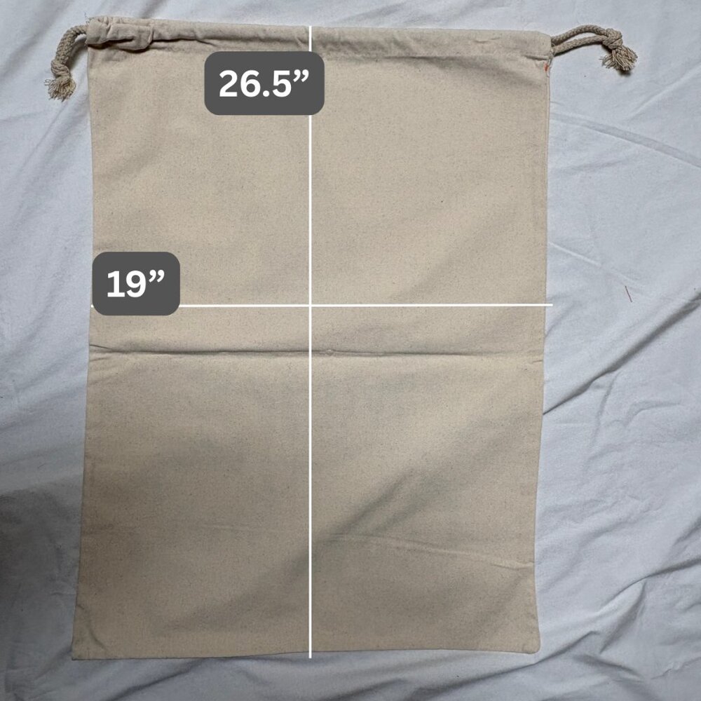 🎄 Large Canvas Christmas Gift Sack – NWOT 🎁 - Picture 3 of 3